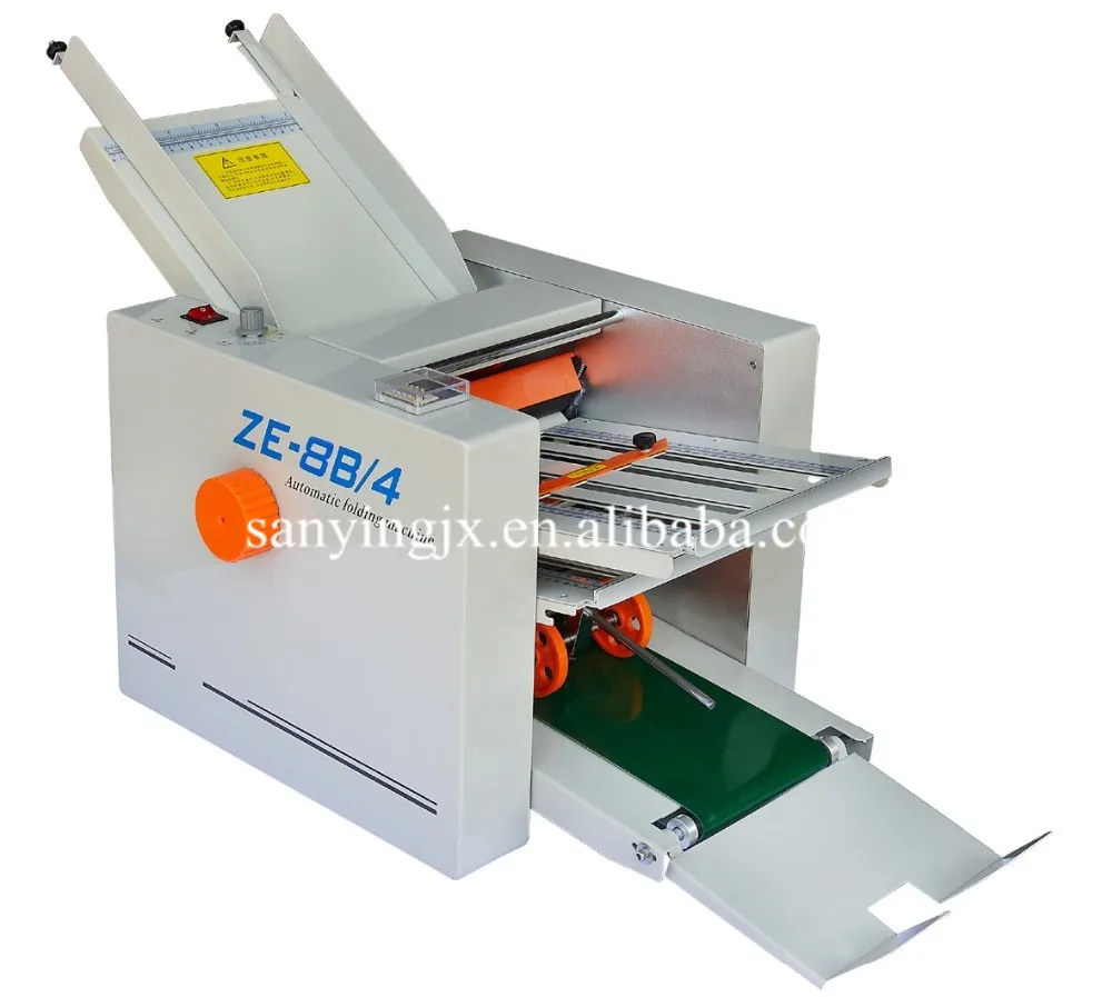 Ze8b/4 Automatic Paper Leaflet Folder Folding Machine Buy Paper Folding Machine,Automatic