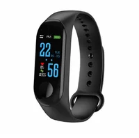 

M3 Smart Bracelet IP67 Wrist Band Fitness Tracker Blood Pressure Heart Rate Monitor Android Mobile Phone Watch