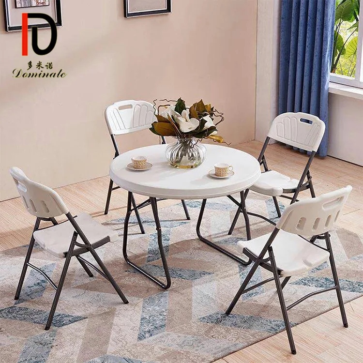 Factory Wholesale Plastic Restaurant Chairs,Round Plastic Folding Table
