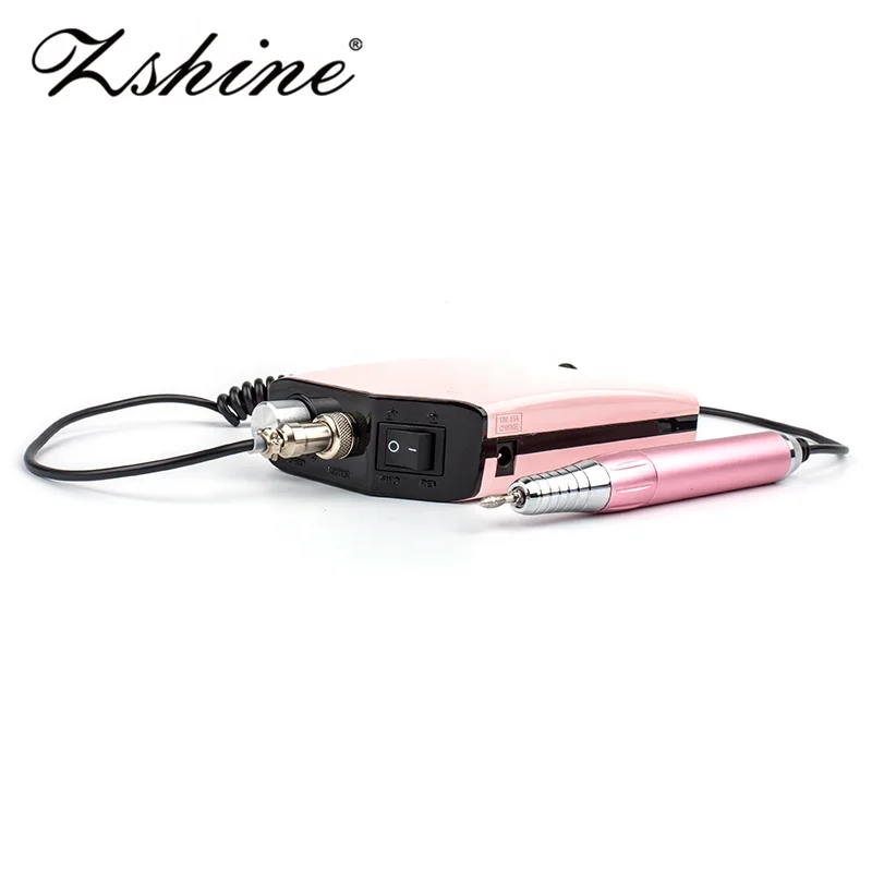 

New products professional rechargeable electric nail drill file machine portable, White,pink,black