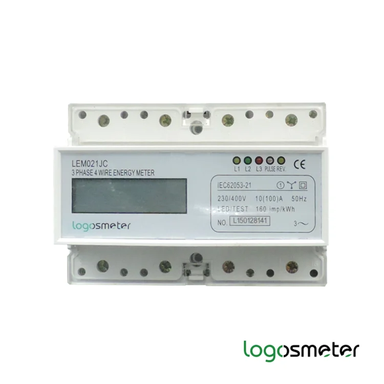 3 Phase 4 Wire Energy Meter 230 400v 5 100a Digital Electric Power Meter Energy Consumption Kwh Meter With Lcd Rail Type Installation 35mm Voltage Testers Industrial Scientific Rayvoltbike Com