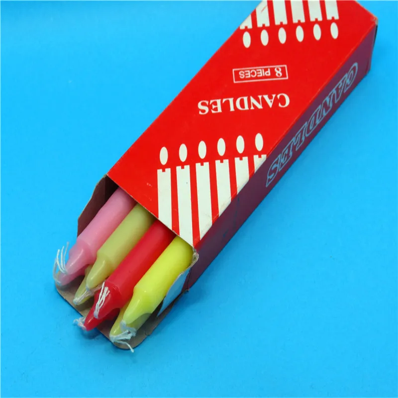 17cm Colorful Candle Box Packed Candles / Ethiopia Candles Buy