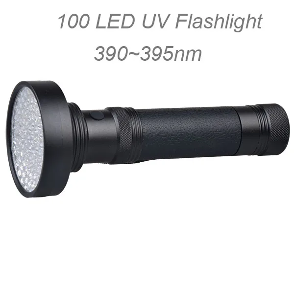 390nm Ultraviolet Scorpions Detector 100 LED 3W UV Flashlight