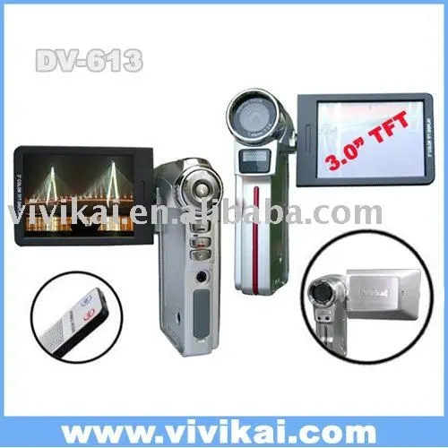 Professinal digital video camera with 12mp and 3.0 inch TFT lcd, remote control