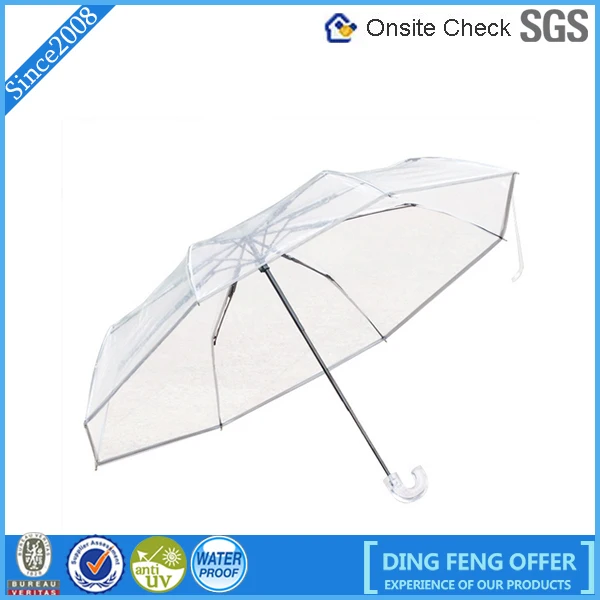 clear folding umbrella picture