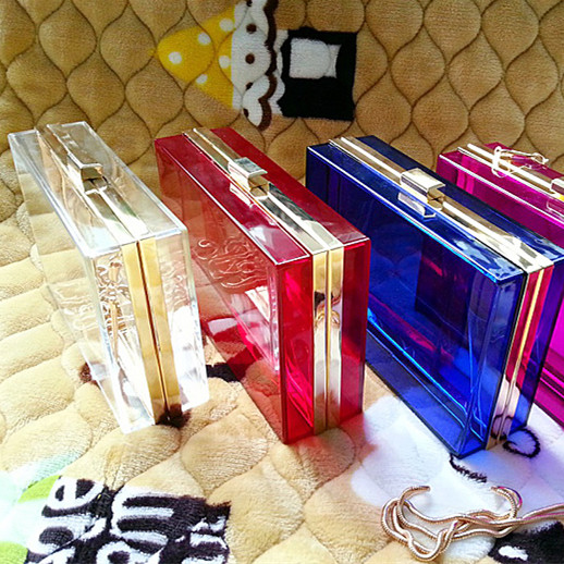 

Evening Party Bags Clear Acrylic Clutches and Purses