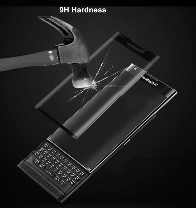Lower MOQ Premium 3D tempered glass film for Blackberry Priv