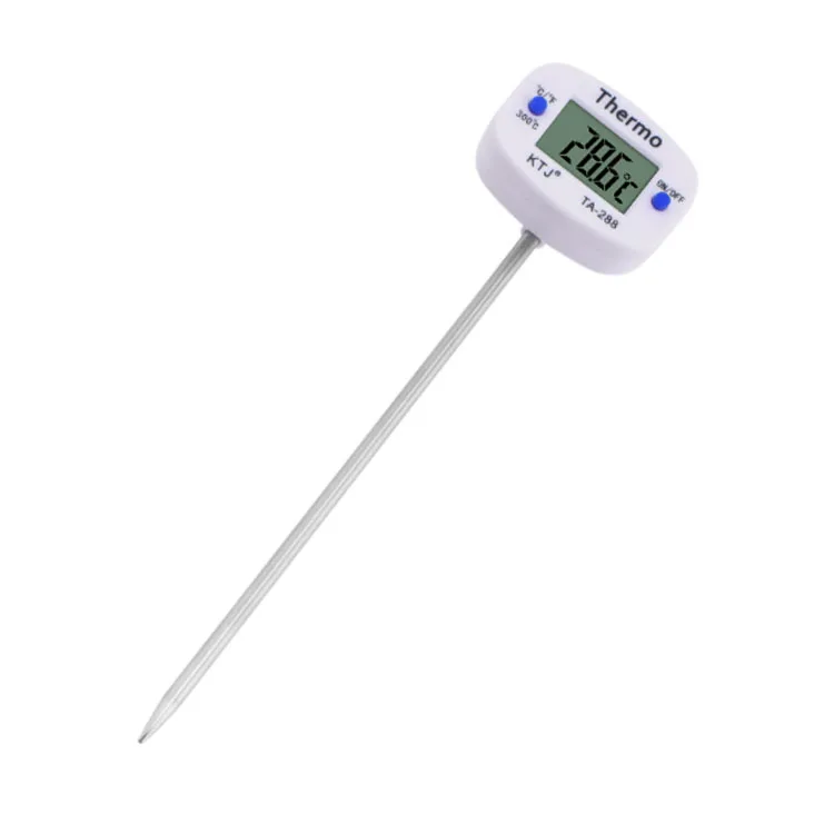 

bbq meat thermometer Ultra Fast Instant Read Electronic Barbecue Digital Meat Thermometer with steel Probe TA-288, White