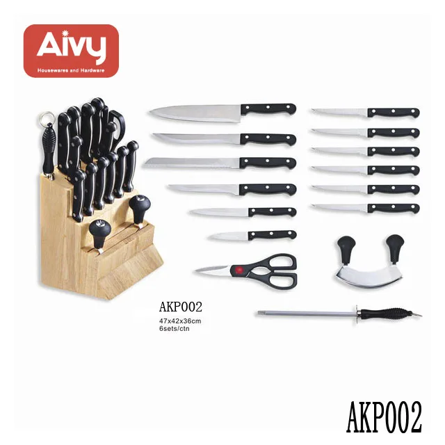 knife block set with scissors