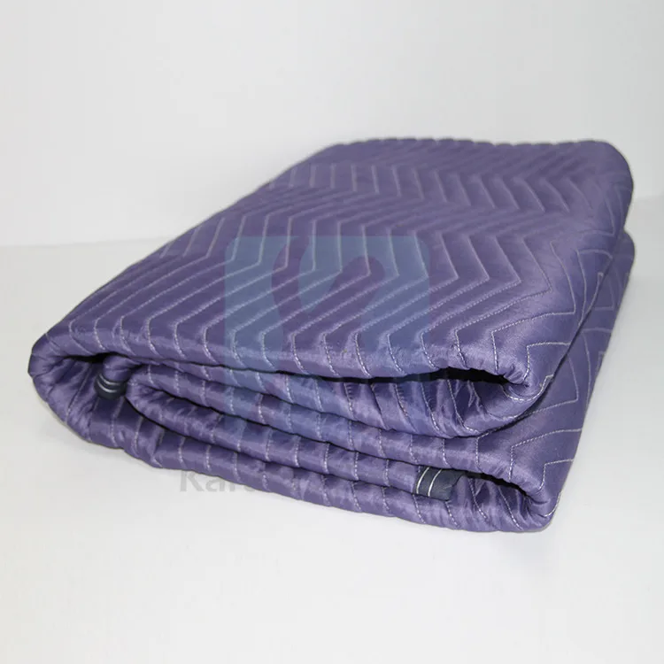 Quilted Non Woven Polyester Moving Blankets Furniture Packing Pads