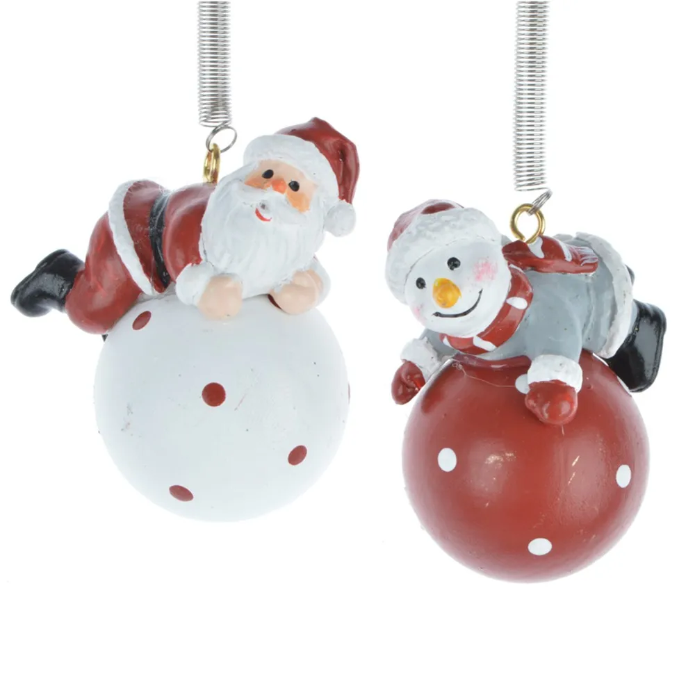 Wholesale Christmas Return Gifts Resin Santa Claus Snowman Reindeer
