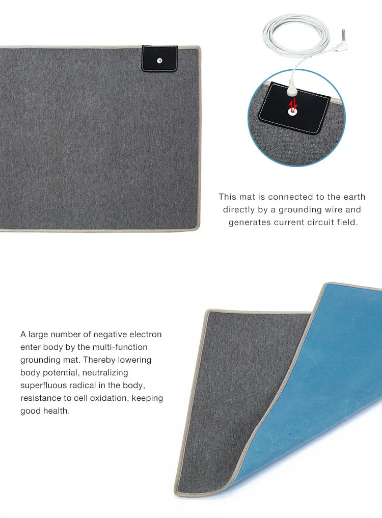 Physical Therapy Antistatic Conductive Earth Grounding Mat For Pain