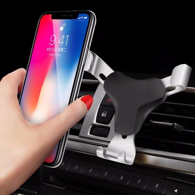 Car Phone Holder Air Vent Mount Clip Stand For Phone In Car No Magnetic Mobile Phone Stand Smartphone Holder