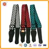 2015 Hot selling Cheap custom sublimation printing padded guitar strap with plaid pattern