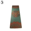 Natural Jute Yoga Mat Pure Rubber Base, 72'' Extra Long Think Pilates Floor Mat Exercise