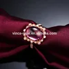 natural topaz pink color cabochon stone adjustable silver rings gold plated jewelry ali express canada