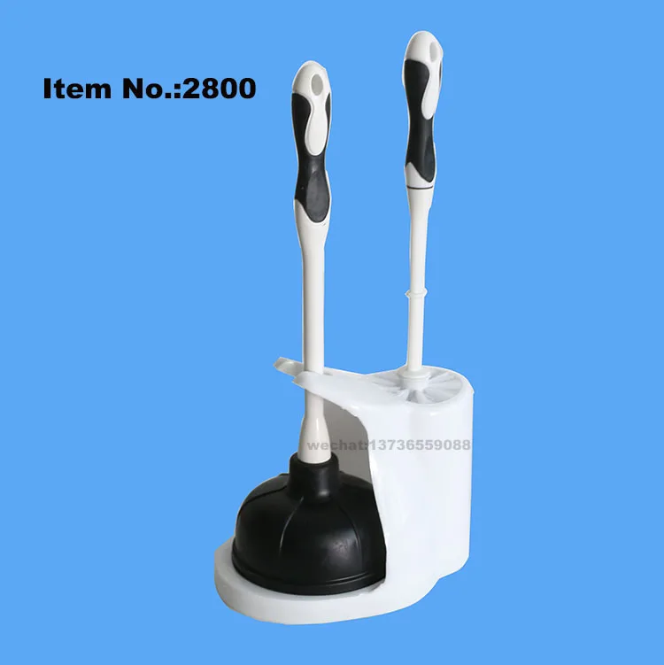 
ITEM NO2800 toilet plunger&brush with carry caddy  (60819742995)