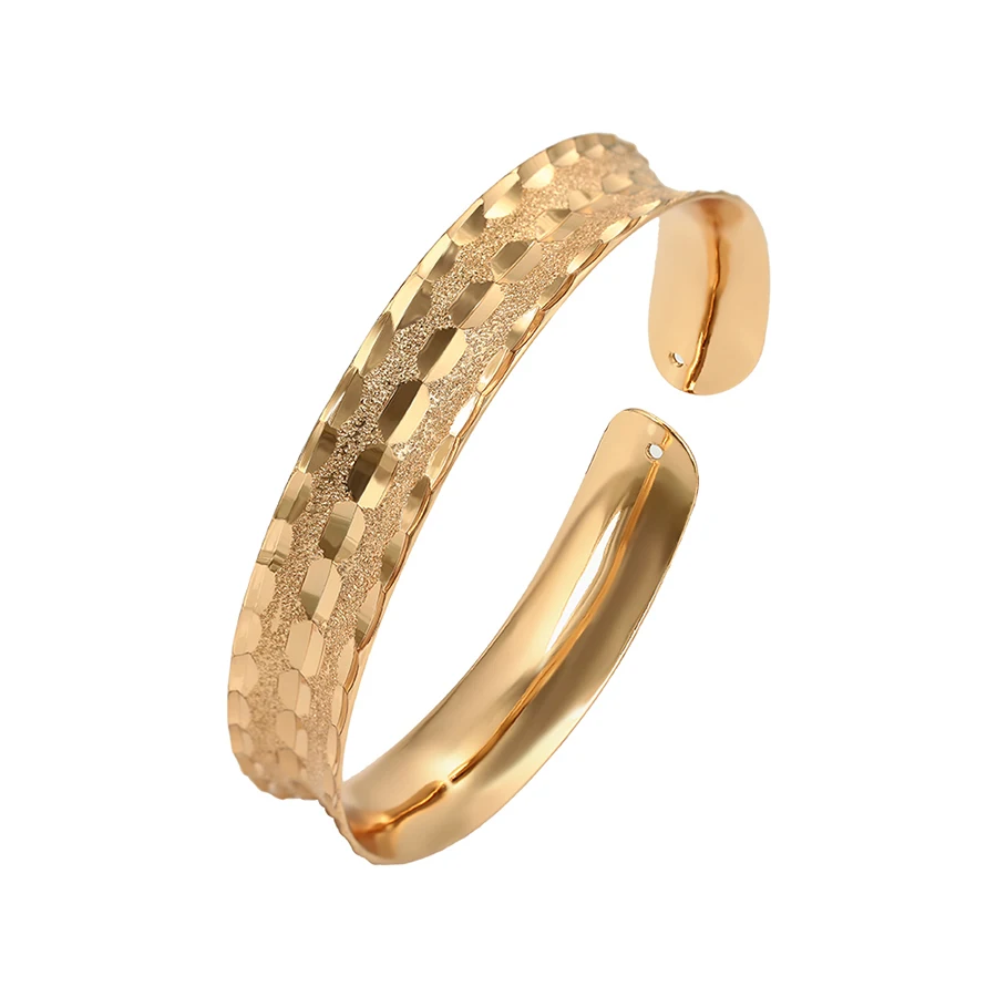 

52400 xuping fashion jewelry 18k gold color gold plated bangle for woman
