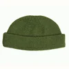 Custom Wool Fisherman Beanie Cable Knit Plain Beanie Wool Hats For Winter