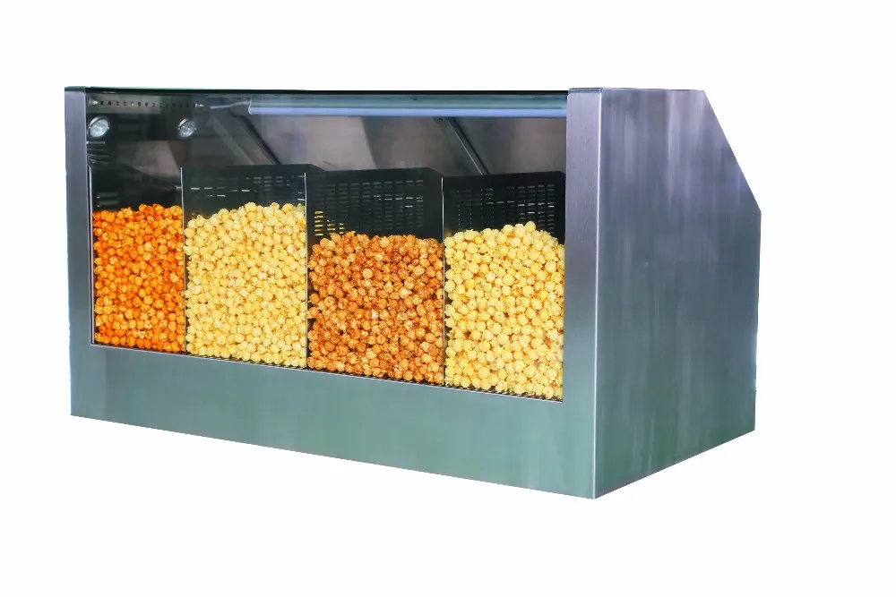 220v 960w Popcorn Display Cases Rst1200 Popcorn Showcase Warmer Counter