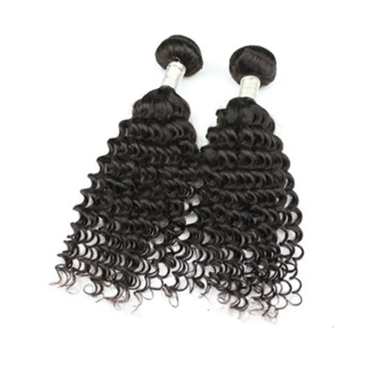 

China supplier 100% unprocessed hair weave Mongolian curly machine weave, 1b natural black