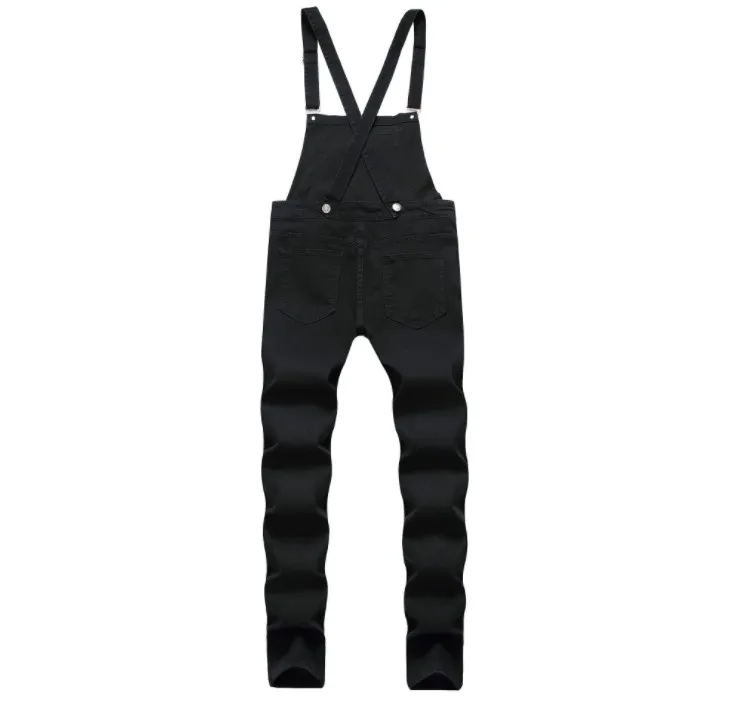 

Hot Selling High Quality OEM Shoulder Strap Skinny Overalls jean pants