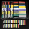 500Pcs Polyolefin 2:1 Heat Shrink Tubing Electrical Wrap Wire Cable Sleeving Kit 10 Colors Shrinkable Tube Assortment Set