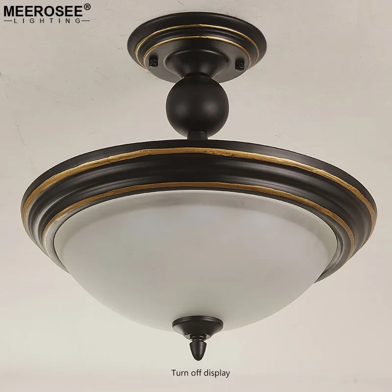 MEEROSEE Modern Fancy Track Lighting Fixtures LED Ceiling Light Glass LED Pendant Lamp for Dining Room Kitchen MD85127
