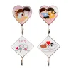 double side adhesive key holder wall stainless steel single gum hook