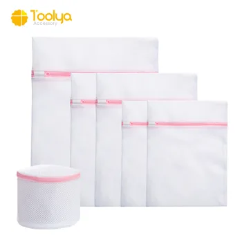 Machine Washing Zippered Fine Mesh Delicate Laundry Bag Machine Washing Zippered Fine Mesh Delicate Laundry Bag