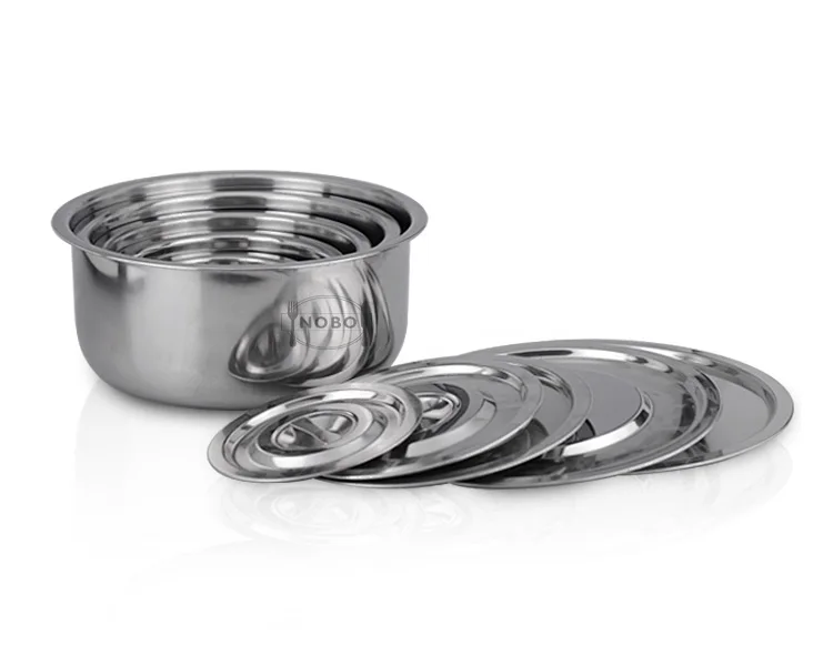 Classic Stainless Steel Easy Cooking Indian Pot/indian Cooking Pot Set