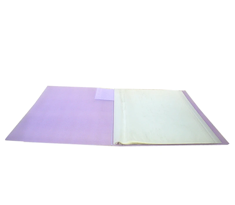 stationery factory custom plastic pockets file folder spiral binding double file folder 
