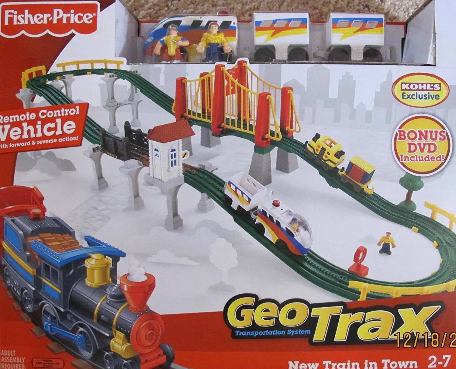 geo track train set