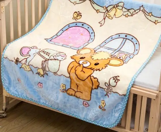 Children Infants Super Soft Cartoon Bear Blanket Coldproof Excellent ...