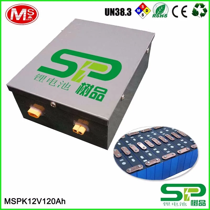 Solar batteries storage 3.2V 120Ah LiFePO4 battery cell for camp out