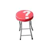 High Quality Small round cushion folding stool with sponge covered PVC supplier