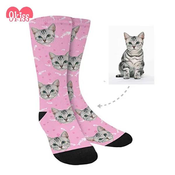 

Newly Custom Pet Personalized Funny Fashionable Design Socks Dropshipping