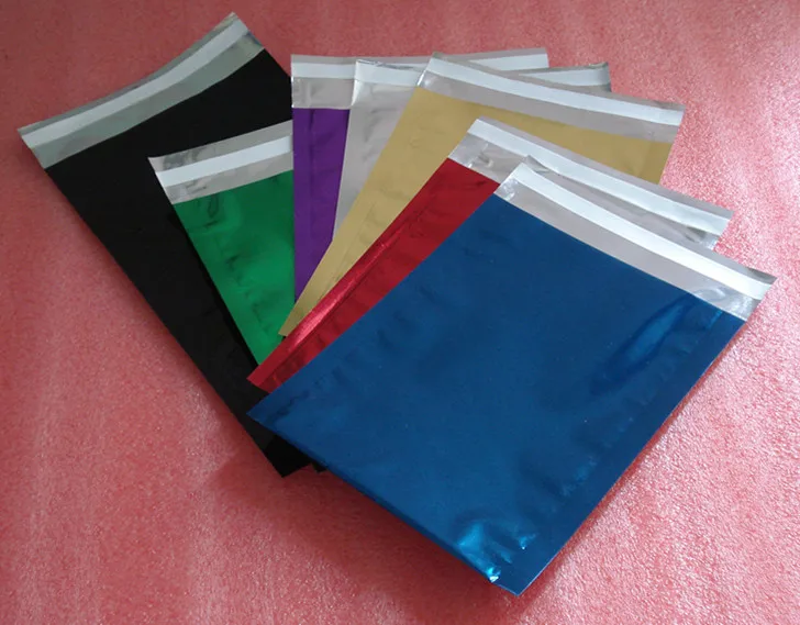 Silver Poly Mailer Bags Custom Poly Mailer Metallic Bubble Mailer
