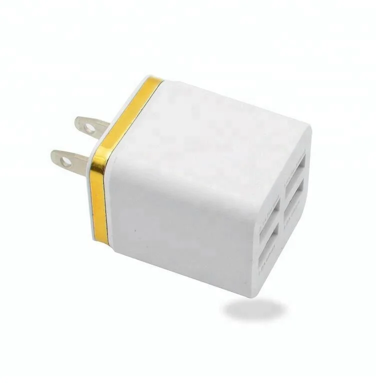 

Wholesale Price 4 Port Multi USB US Plug USB Wall Charger For iPhone Android