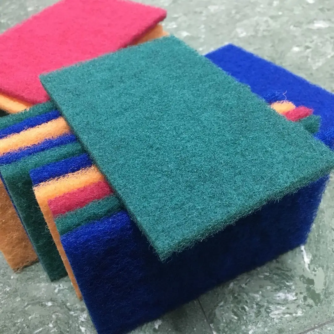 Raw Material Nylon Cleaning Pad Dish Non Abrasive Scouring Pad Buy