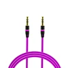 Colorful 3.5 mm male replacement stereo Auxiliary audio cable for computer