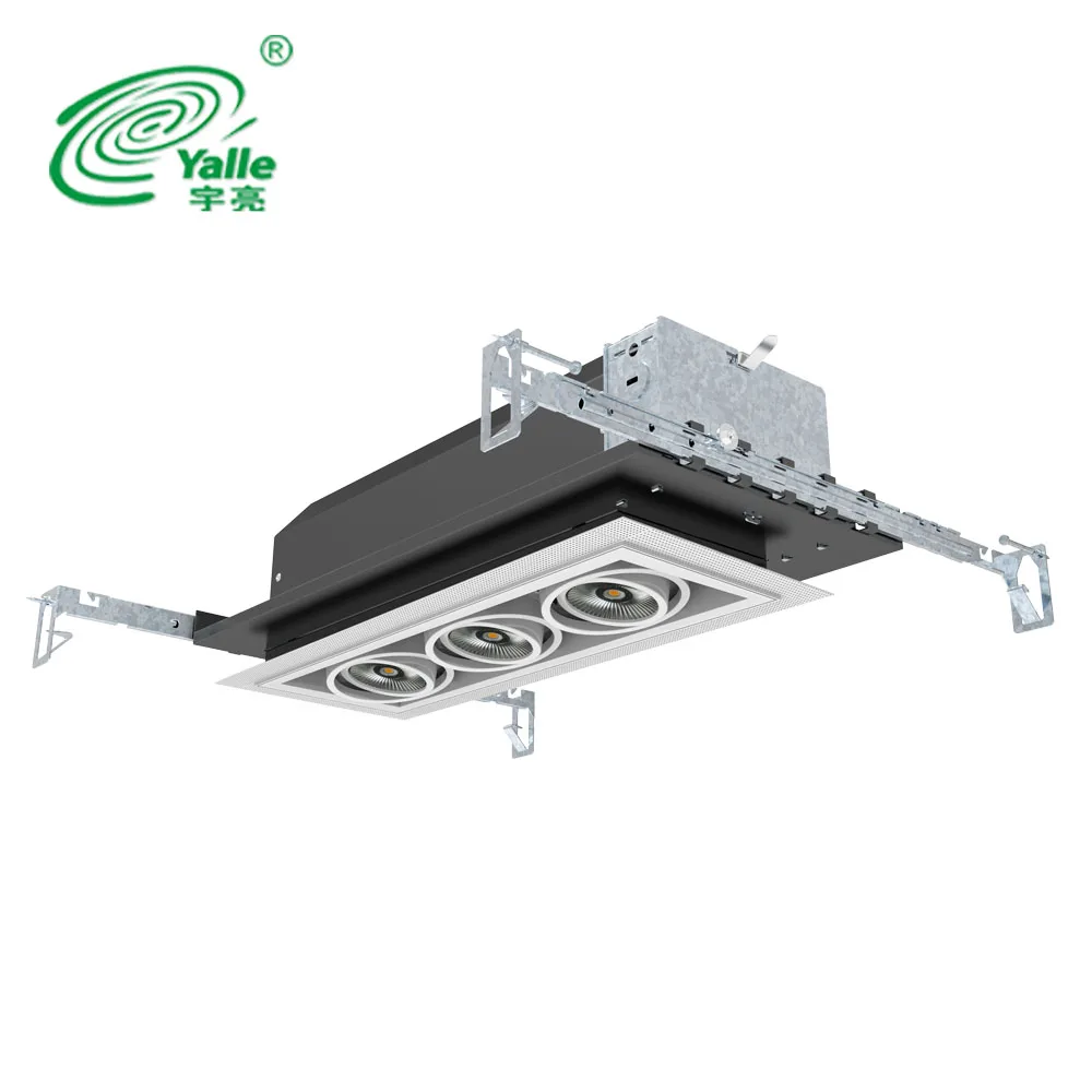 Hot Selling Residential Trimmed or Trimless 3 Lights 30W LED Multiple Downlight