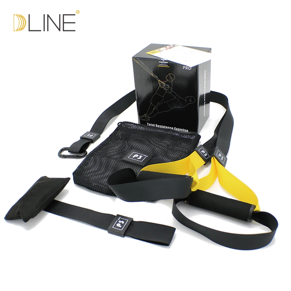 

Dropship Professional Resistance Training Suspension Trainer Straps, Yellow black, pink black, brow black or customized