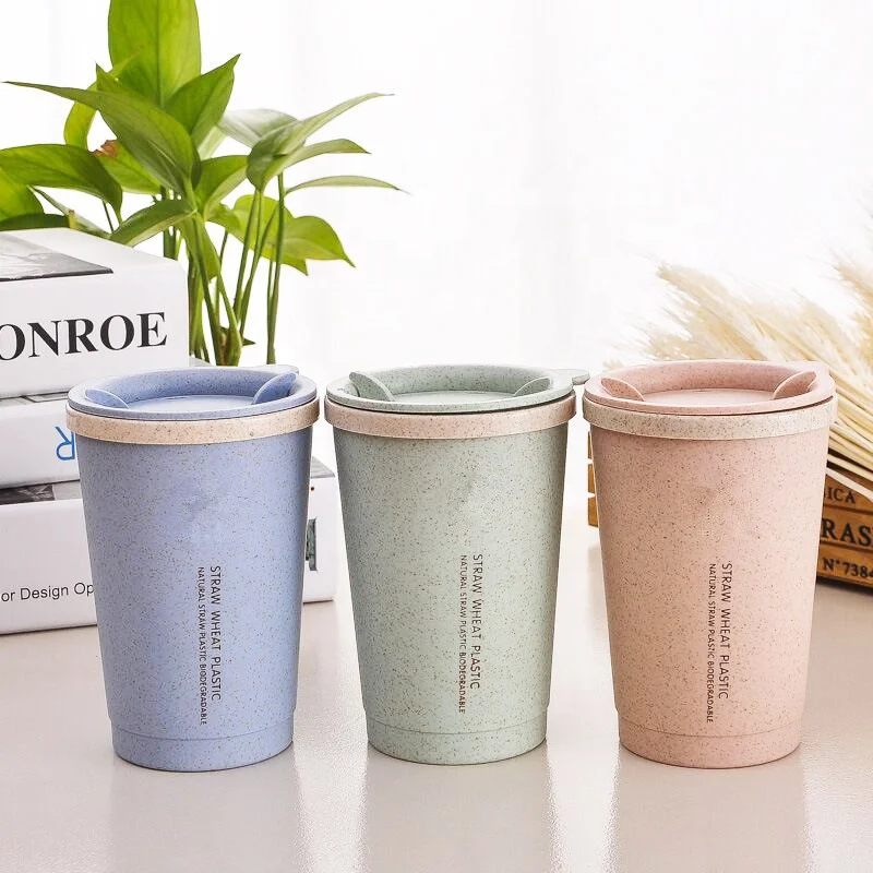 Portable Small Reusable Coffee Cup Eco Friendly Travel Wheat Straw Custom Mugs Blue Green Pink Custom Colors Buy At The Price Of 1 80 In Alibaba Com Imall Com