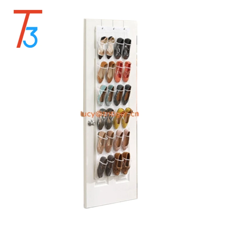 

24 Pocket Over The Door Hanging Shoe Storage Bag
