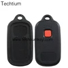 New car key case replacement 3+1 button remote key shell with round button with high quality no logo for Toyota