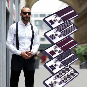 Fashion Design Colorful Garter Belt Elastic Suspenders Men Buy