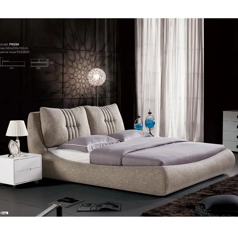 Home furniture luxury super king queen size bed designs