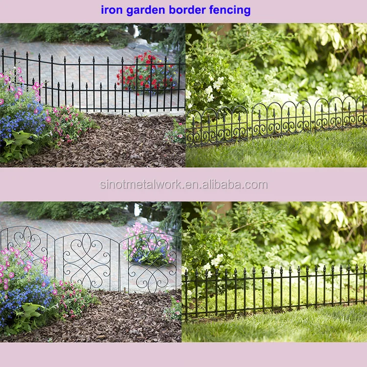 
modern fencing supplies landscape edging metal lawn edging ideas antique wrought iron small garden fence 