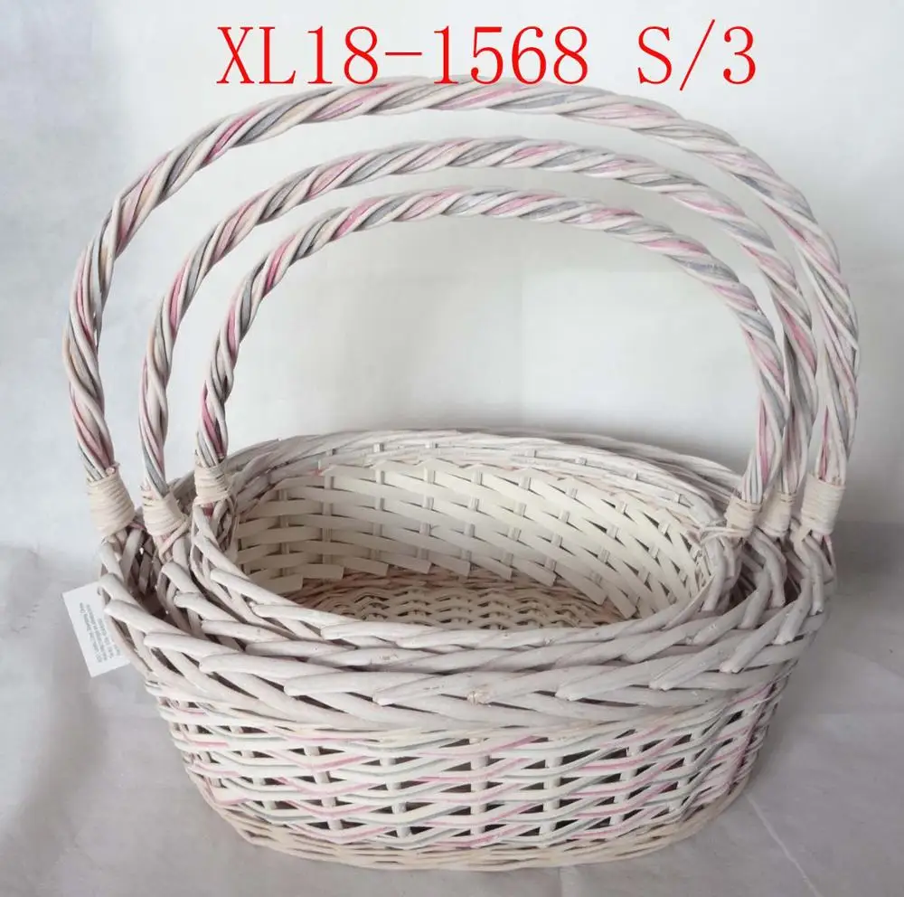 
Factory Direct flower and fruit Willow Wicker Basket 
